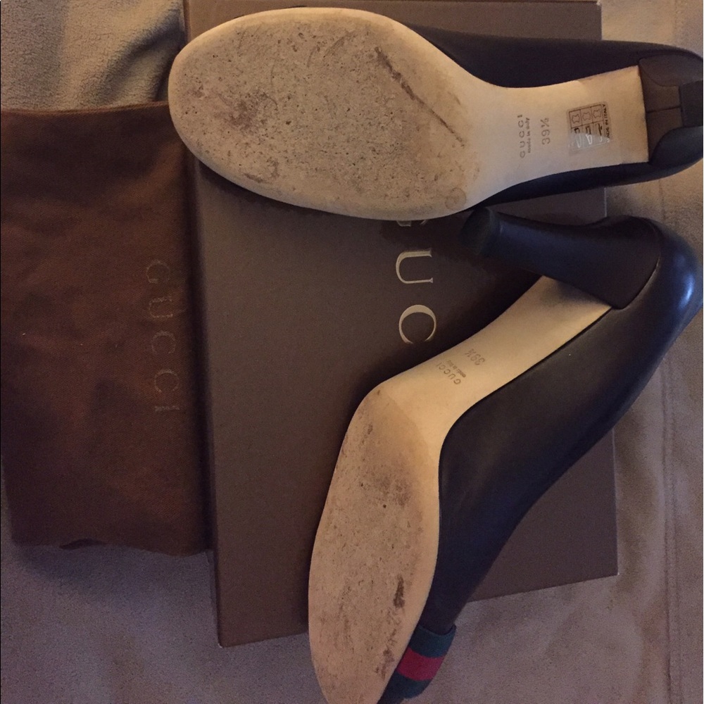 Gucci Chocolate Brown Pumps 9.5 - Picture 3 of 6